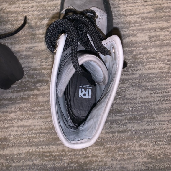 Iri; edgy, suede moto boots. - Picture 5 of 8